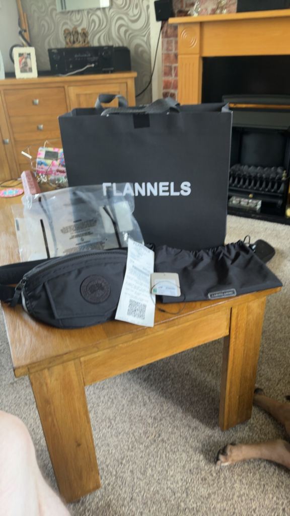 Canada Goose Black Bum Bag – Brand New with Tags