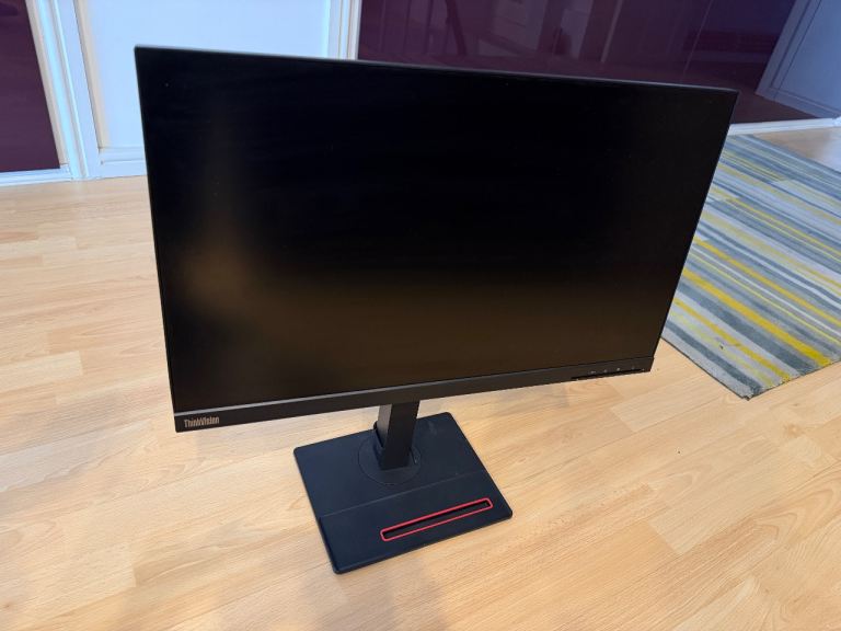 Lenovo ThinkVision 24” IPS Monitor – Full HD, Height Adjustable