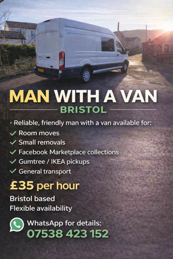 Van and man / man with van 