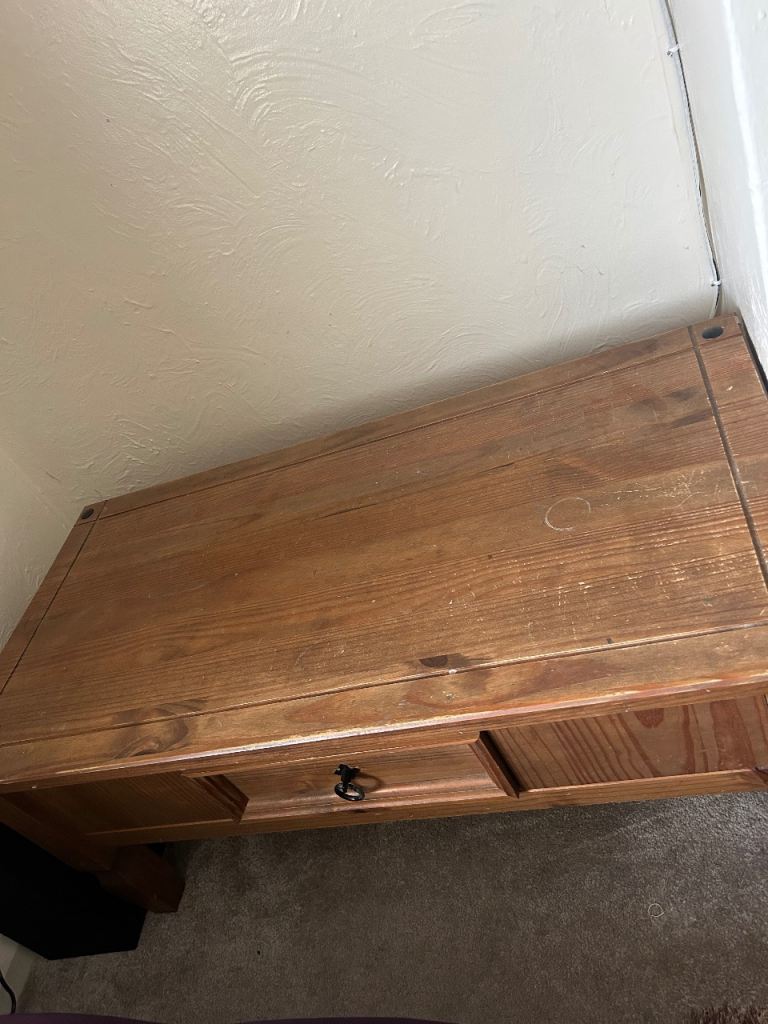 Dark pine living room furniture 
