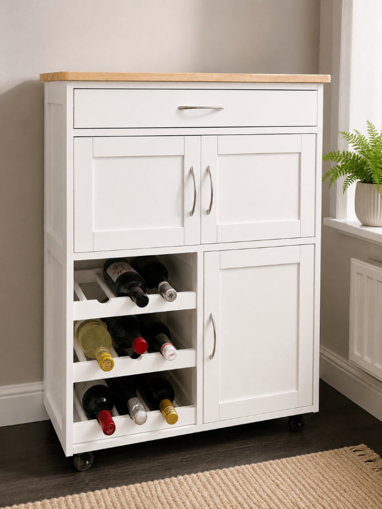 Kitchen Trolley / Mini Bar / Extra Counter Space – £65