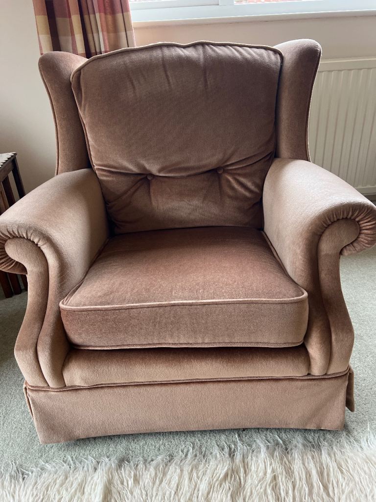 Two Wing backed lounge chairs