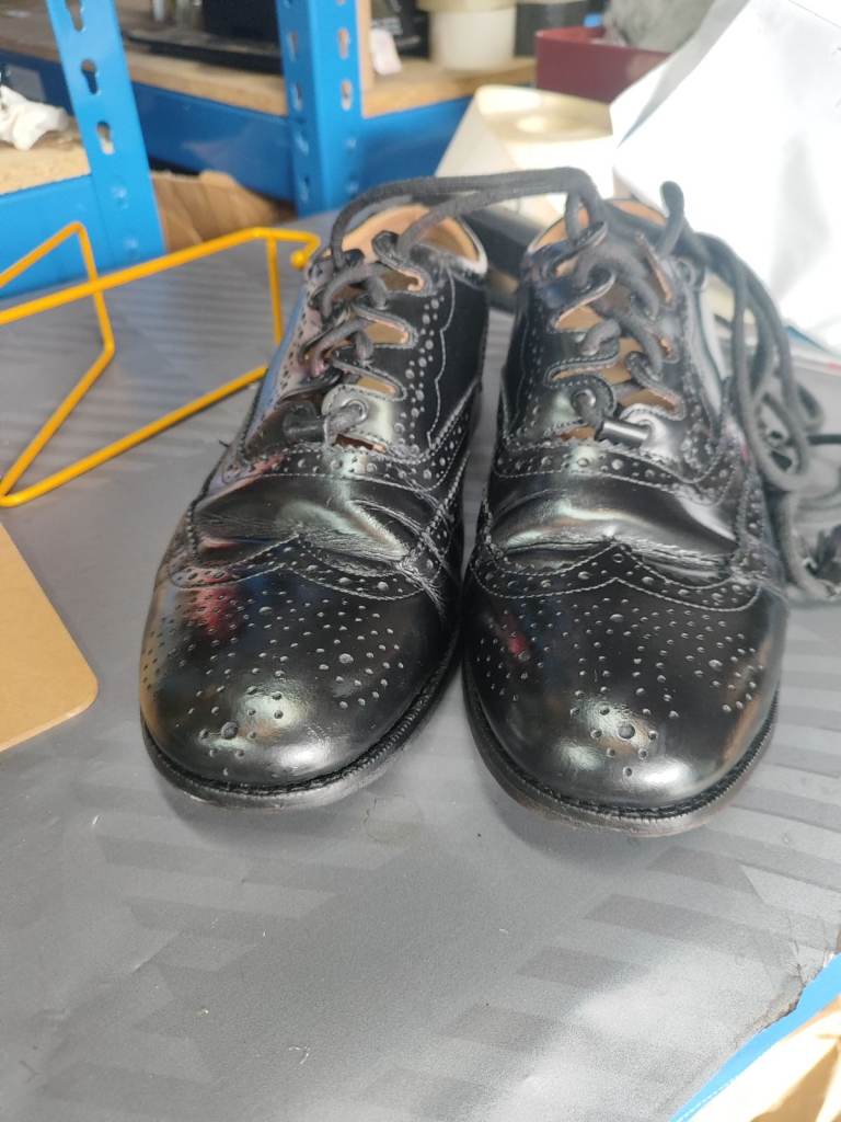 Men's Kilt Shoes, Ghillie Brogues Size UK 10
