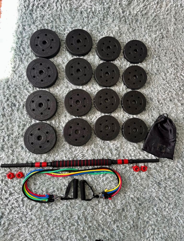 Adjustable Weight Set & Resistance Bands