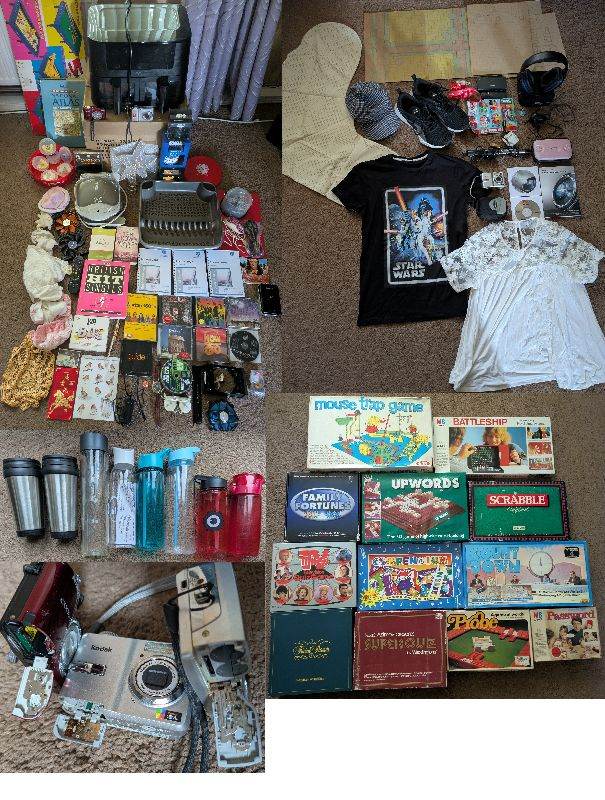 100+ Items Joblot Carboot Jumble Sales NEW/USED Inc Air Fryer Camera's Grill WORKS OUT AT 20p EACH!"