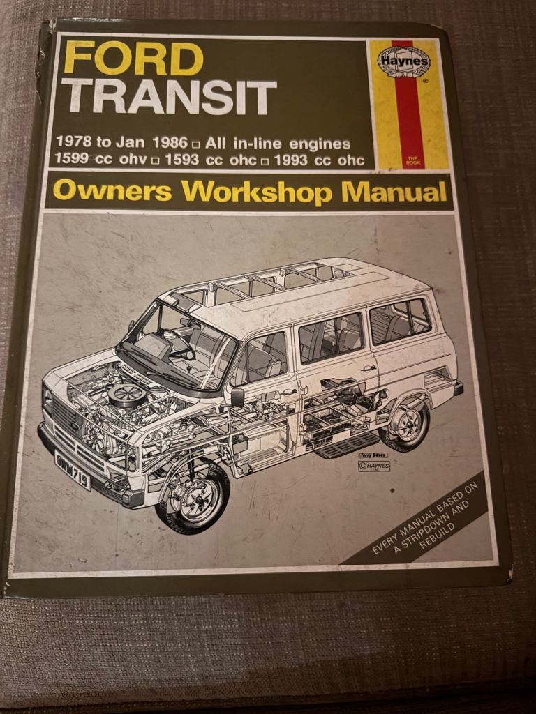 ford transit manuals books van 