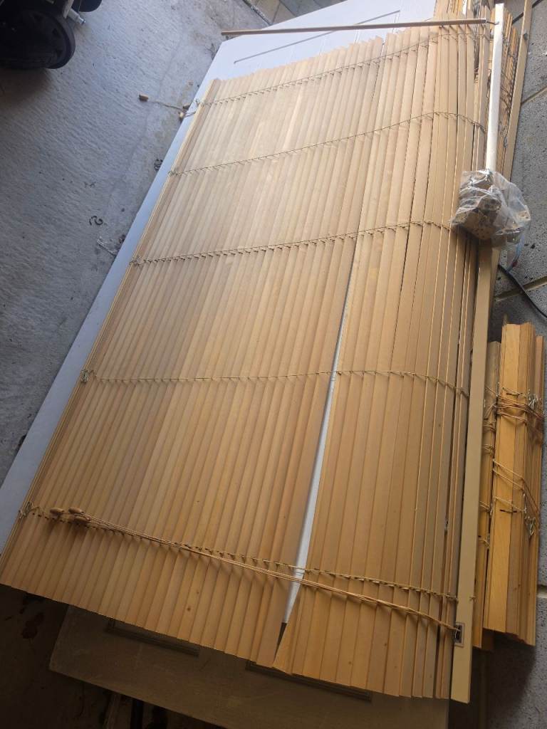 Wooden blinds all sizes with fittings