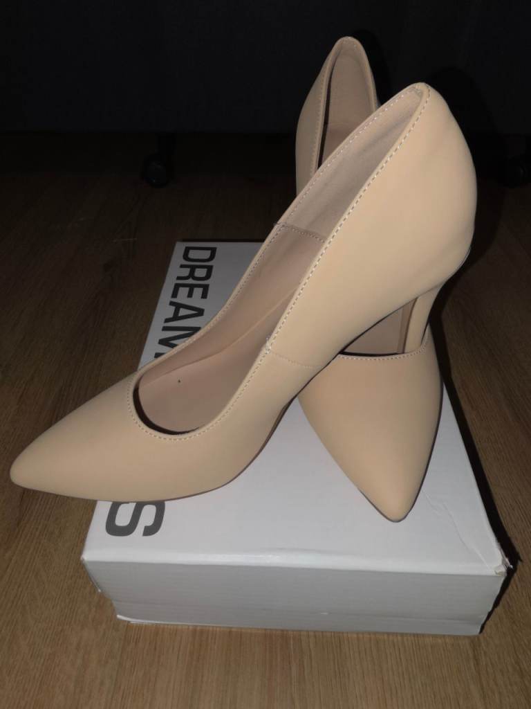 Dream Pairs Nude High Heels Court Shoes Size 8 New Elegant Formal
