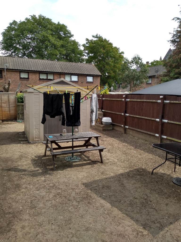 2 bedroom + drive + garden