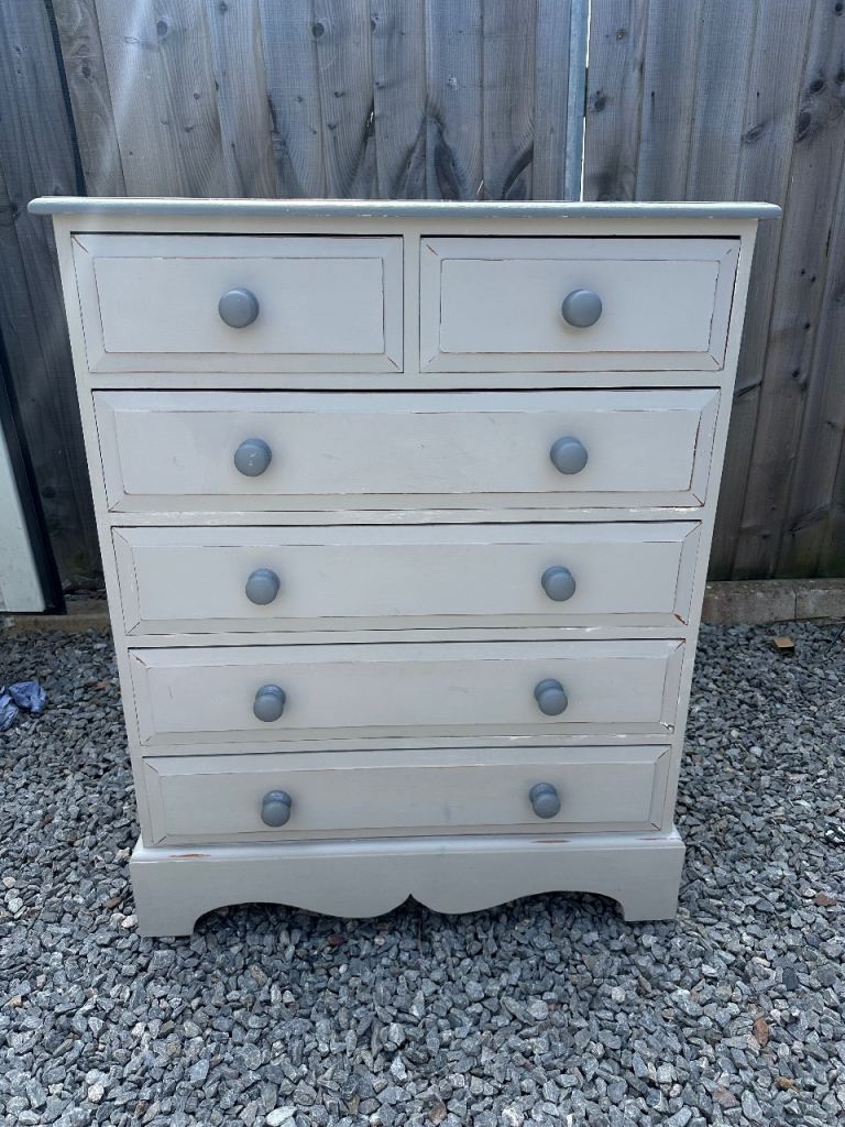 Solid wood chest of drawers shabby chic can deliver 