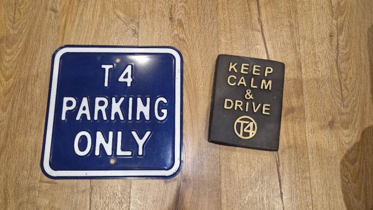 VW T4 Parking Sign