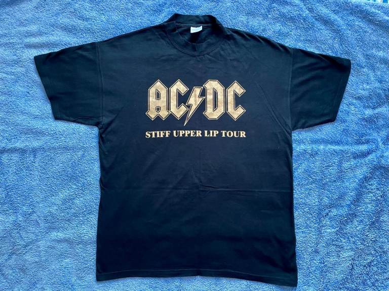 AC/DC, 2000 & GARY NUMAN, 2024 tour t-shirts.. SWAP FOR.. SLIPKNOT, 2024 t-shirt as seen in pics!
