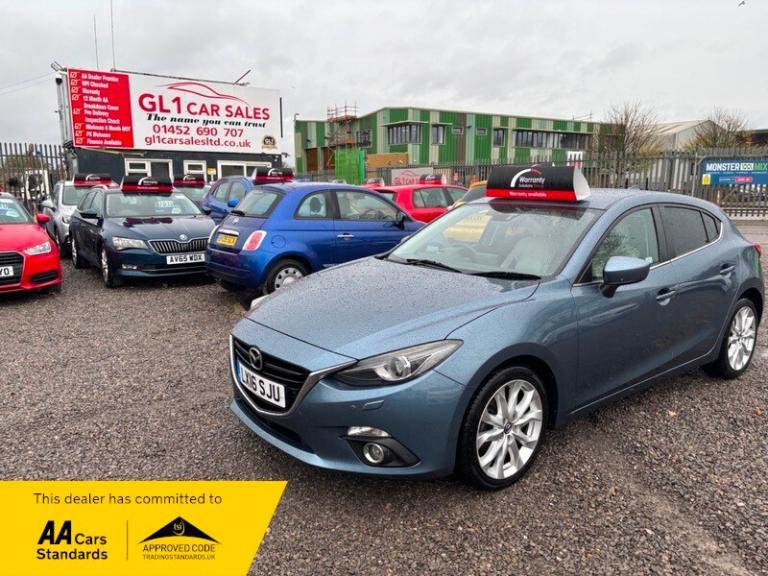 Mazda 3 SPORT NAV + BLUETOOTH + SATNAV + 2 KEYS + LOW INSURANCE + 3M WARRANTY