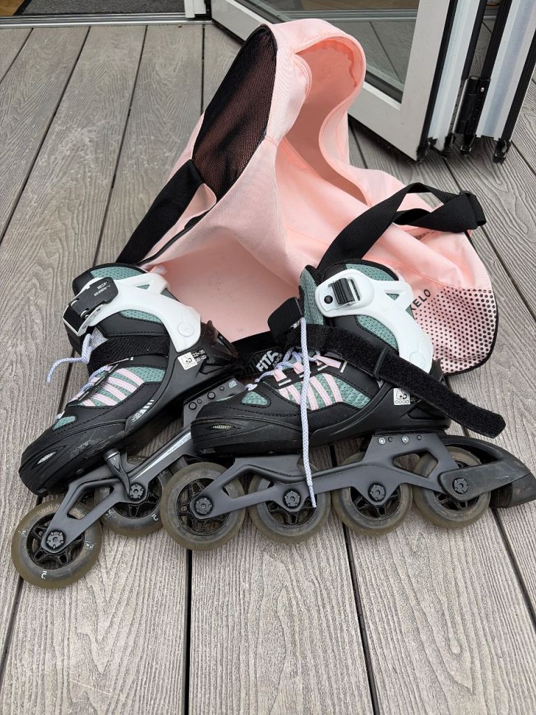 Decathlon Oxelo Inline Skates with Bag – Good Condition