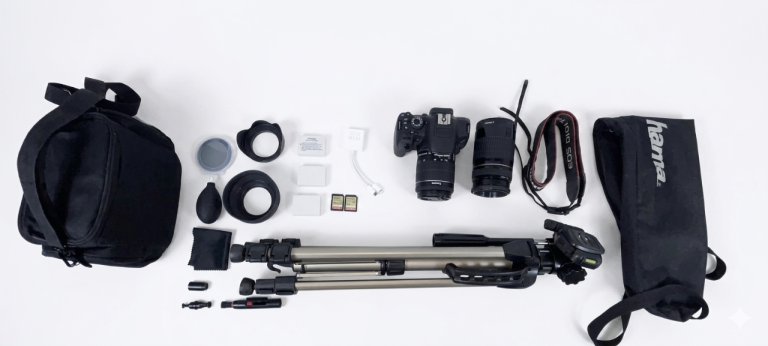 Canon 700D with Accessories (videography/photography equipment)