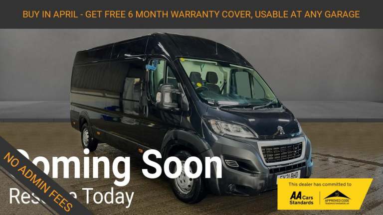 2021 Peugeot Boxer 2.2 BlueHDi 435 Professional Panel Van 5dr Diesel Manual L4 H2 Euro 6 (s/s) Pa...