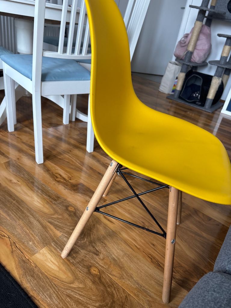 Yellow dinning Chairs 