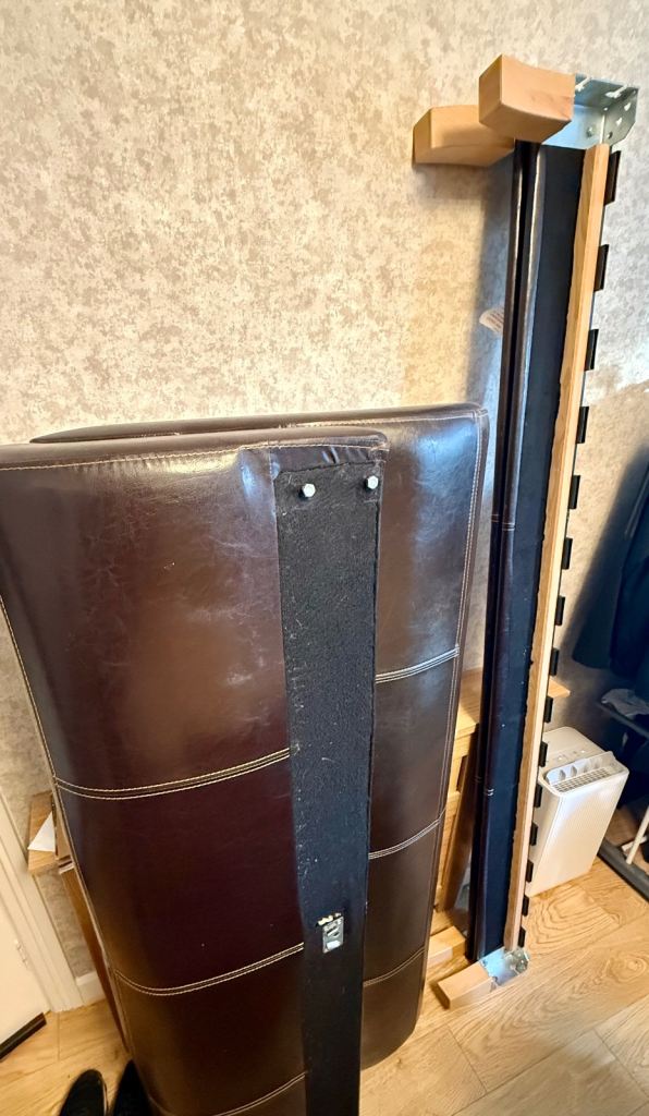 King sized leather bed frame