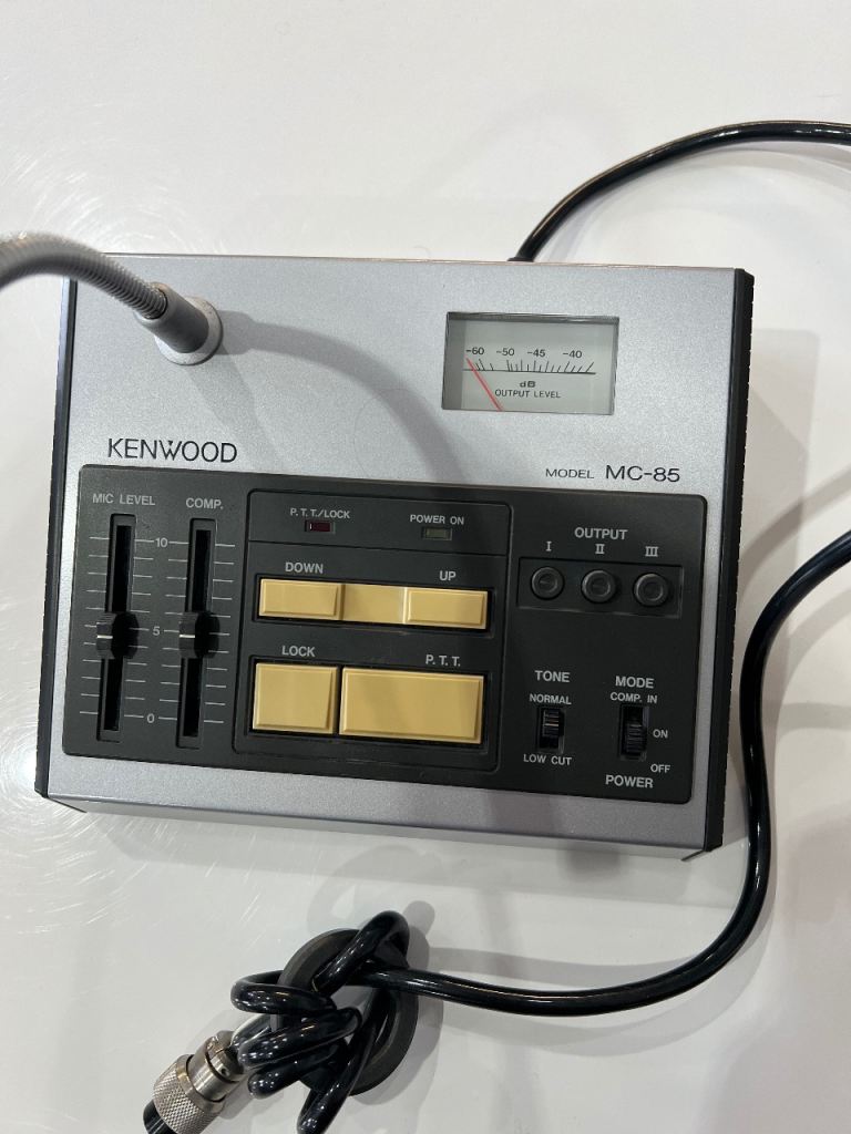 Kenwood MC-85 Desktop Ham Radio Microphone – Good Condition