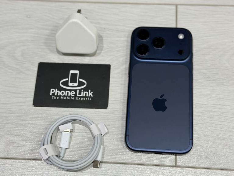 📱Deep Blue Apple iPhone 17 Pro 256GB Unlocked  🔋 100% Battery +Apple Warranty 🍎 - P1595