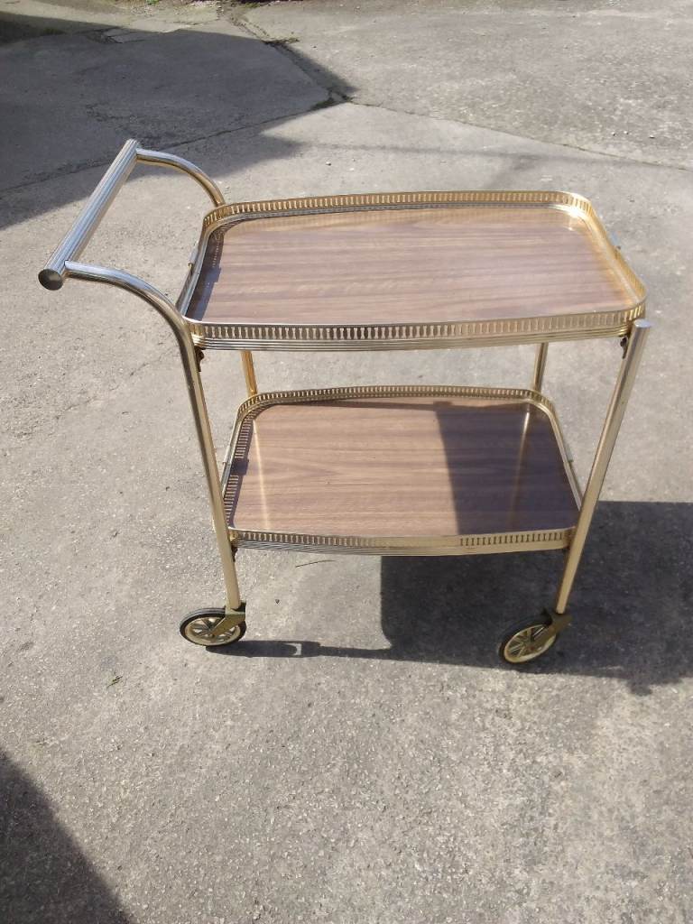 Vintage tea trolley 70's 