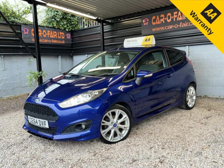 FORD FIESTA 1.0 T EcoBoost Zetec S Blue Manual Petrol 2014+CAMBELT DONE+FSH+AUX