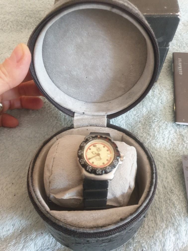 Tag Heuer black watch, genuine