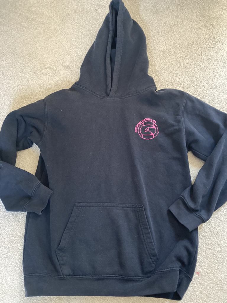 Fetcham hawks netball hoodie girls hoodie