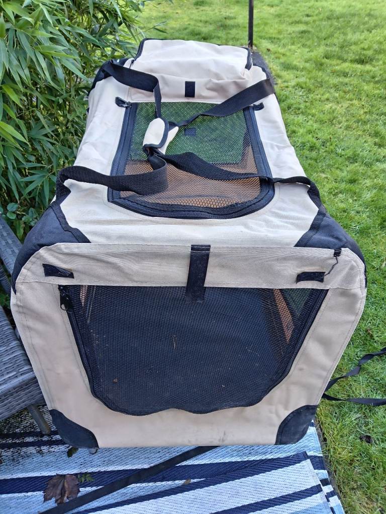 Large fabric dog crate