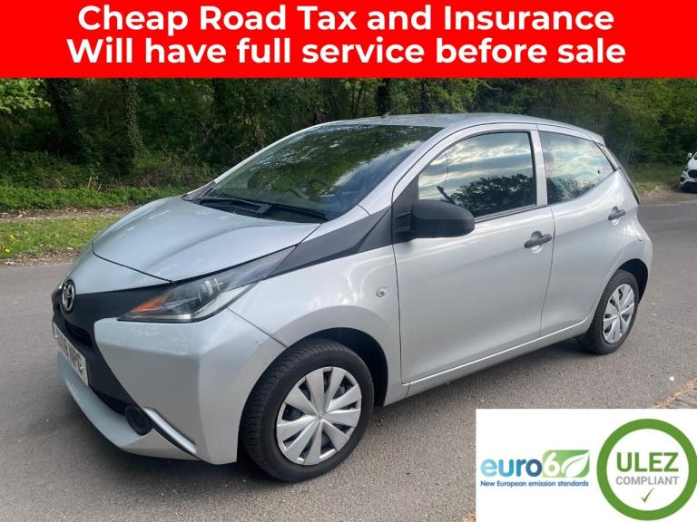 2018 Toyota AYGO 1.0VVT-i X 5 Door Hatchback In Silver - Euro 6 Compliant HATCHBACK Petrol Manual