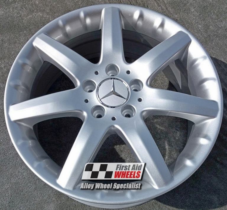 R218S Swap MERCEDES C CLASS CLC 4X 17'' GENUINE ALSHAIN SILVER REFURBISHED ALLOY WHEELS