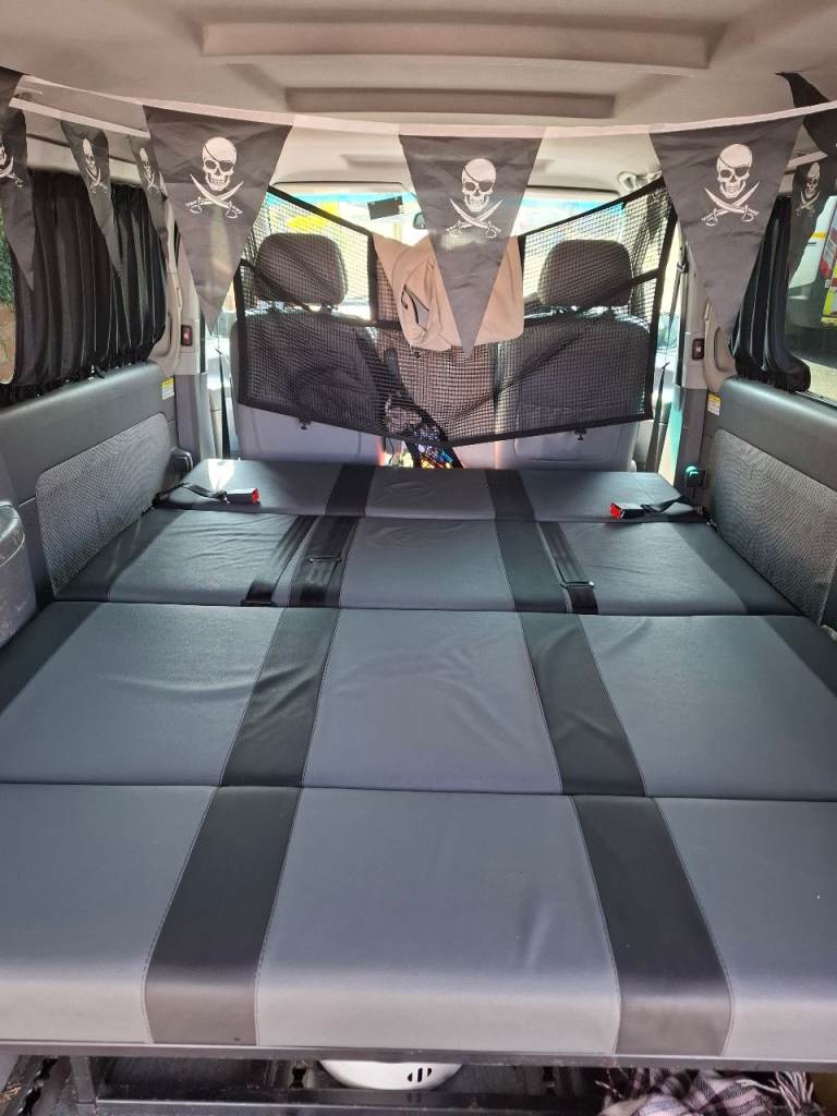 Rock and roll campervan bed