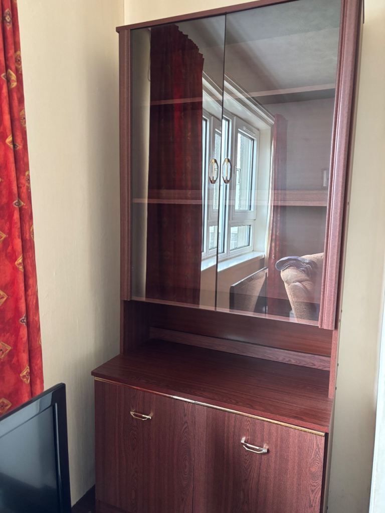 Living room display cabinets