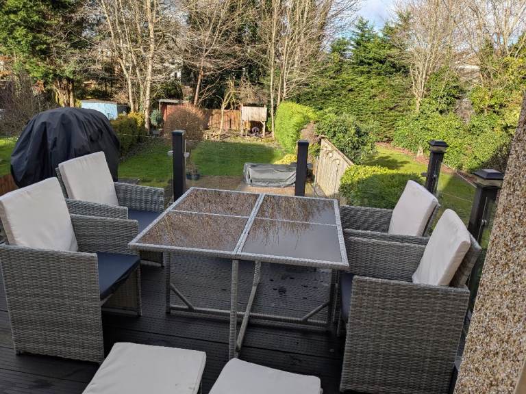 8 seater cube garden set 