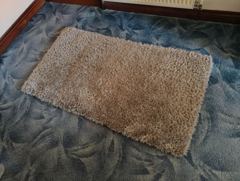 Silver Dunelm Rug 80 x 150cm