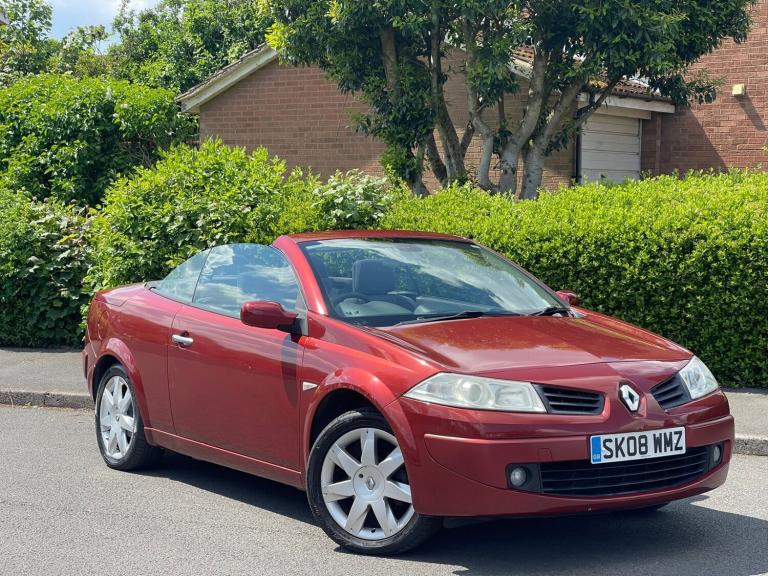 2008 RENAULT MEGANE 1.6 CONVERTIBLE**GENUINE 45K MILES + SUMMER READY +DELIVERY*