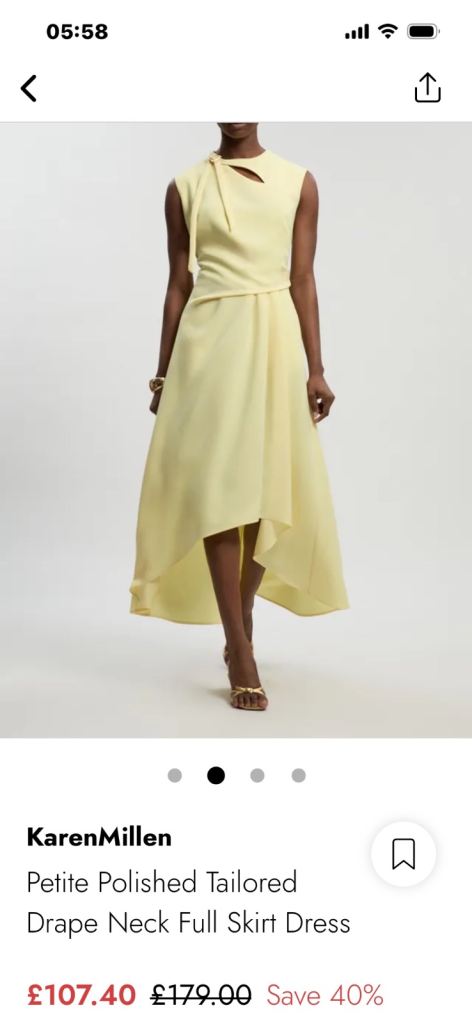 Beautiful Karen Millen lemon dress