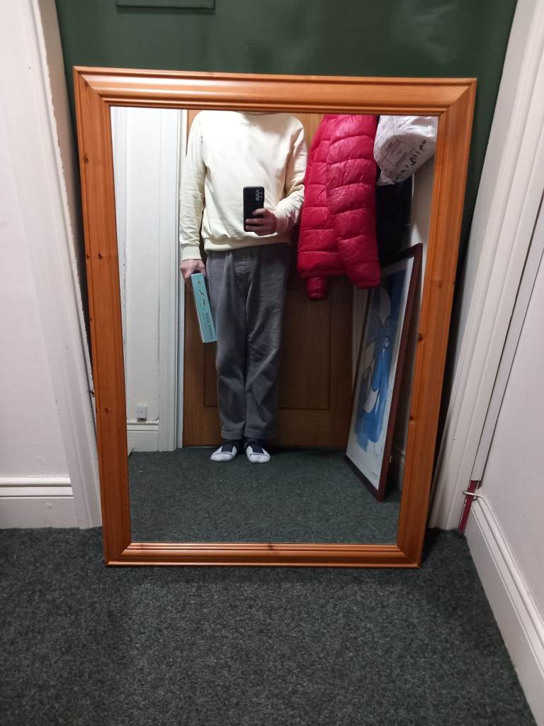 Mirror in very good condition wood frame