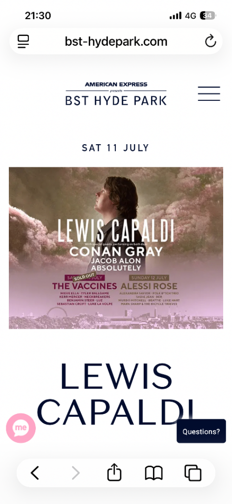 Lewis Calpaldi Hyde Park