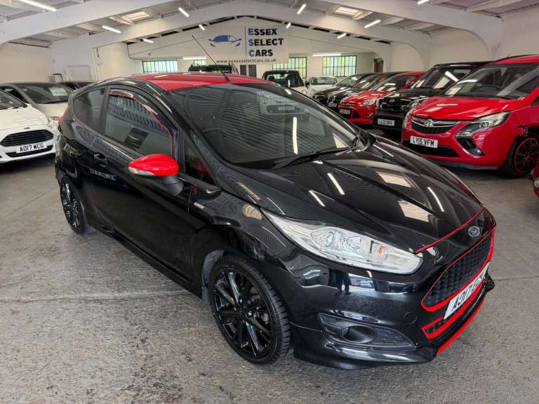 2017 Ford Fiesta 1.0 EcoBoost 140 ST-Line Black 3dr HATCHBACK PETROL Manual