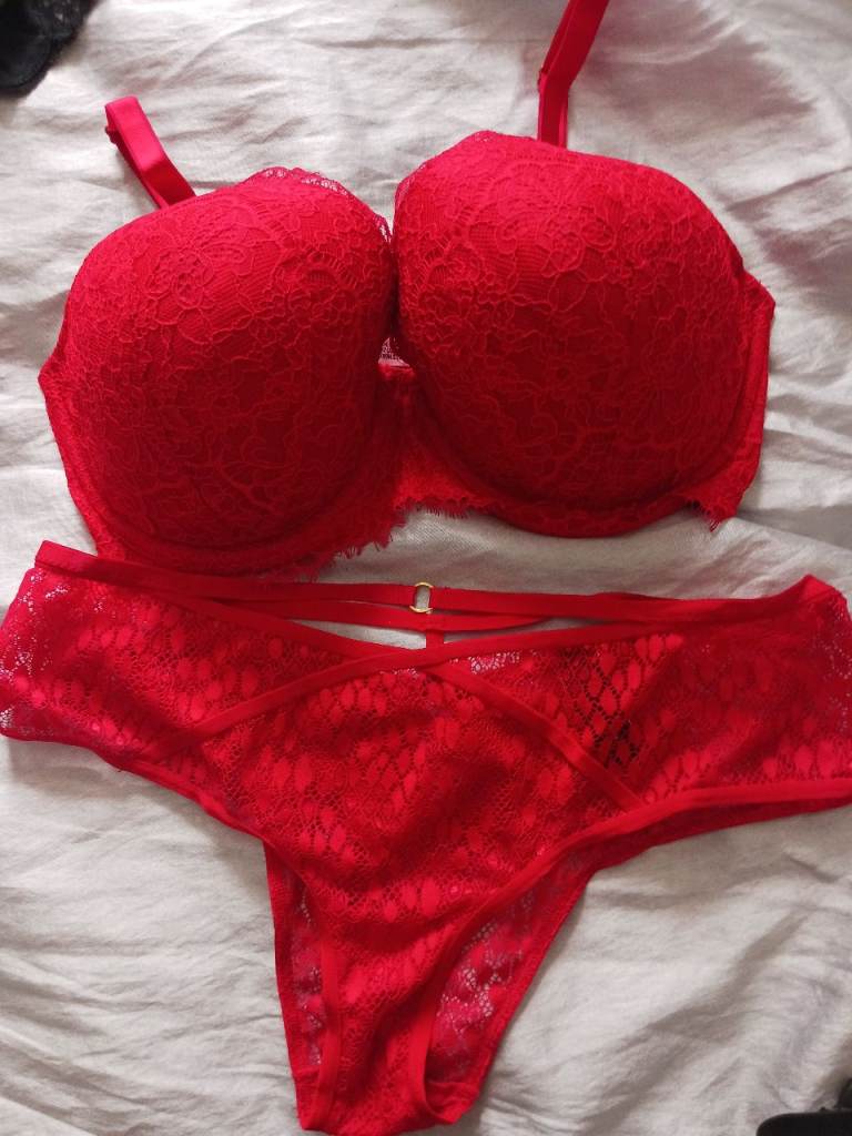 Victoria's Secret Red Lingerie Set - New