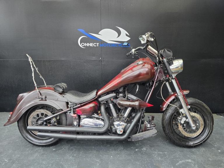 YAMAHA XV 1600 ROAD STAR 1999 STEAMPUNK CUSTOM PROJECT CRUISER HPI CLEAR