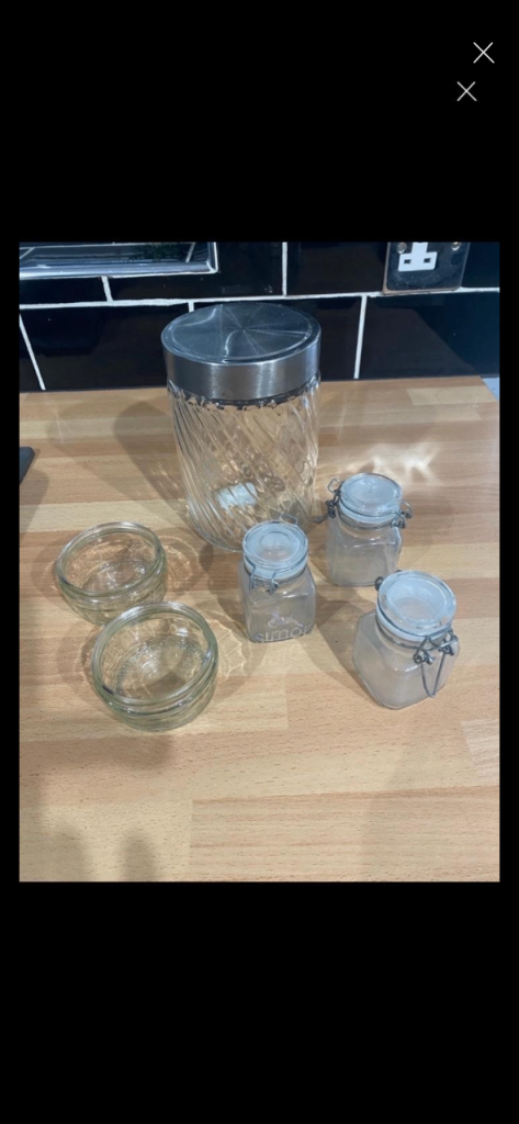 Glass Storage Jars 