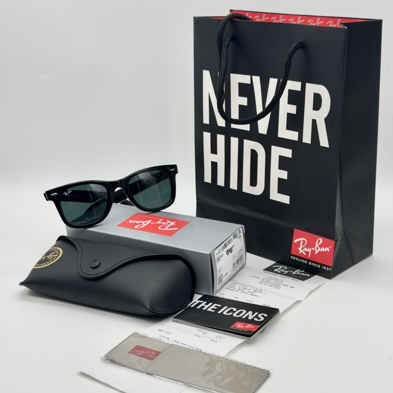 Ray-Ban Wayfarer Sunglasses – Black, As Good As New