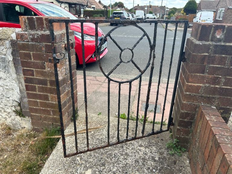 Iron gate, scrap metal