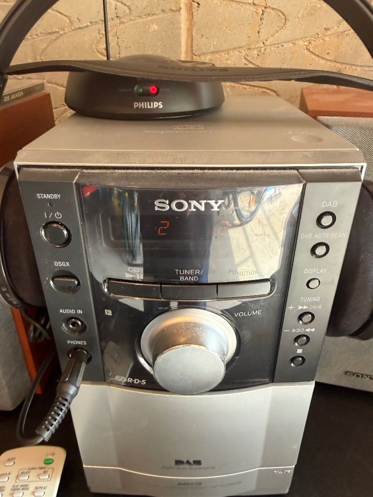 Sony DAB Stereo System with CD Player and Cassette Deck