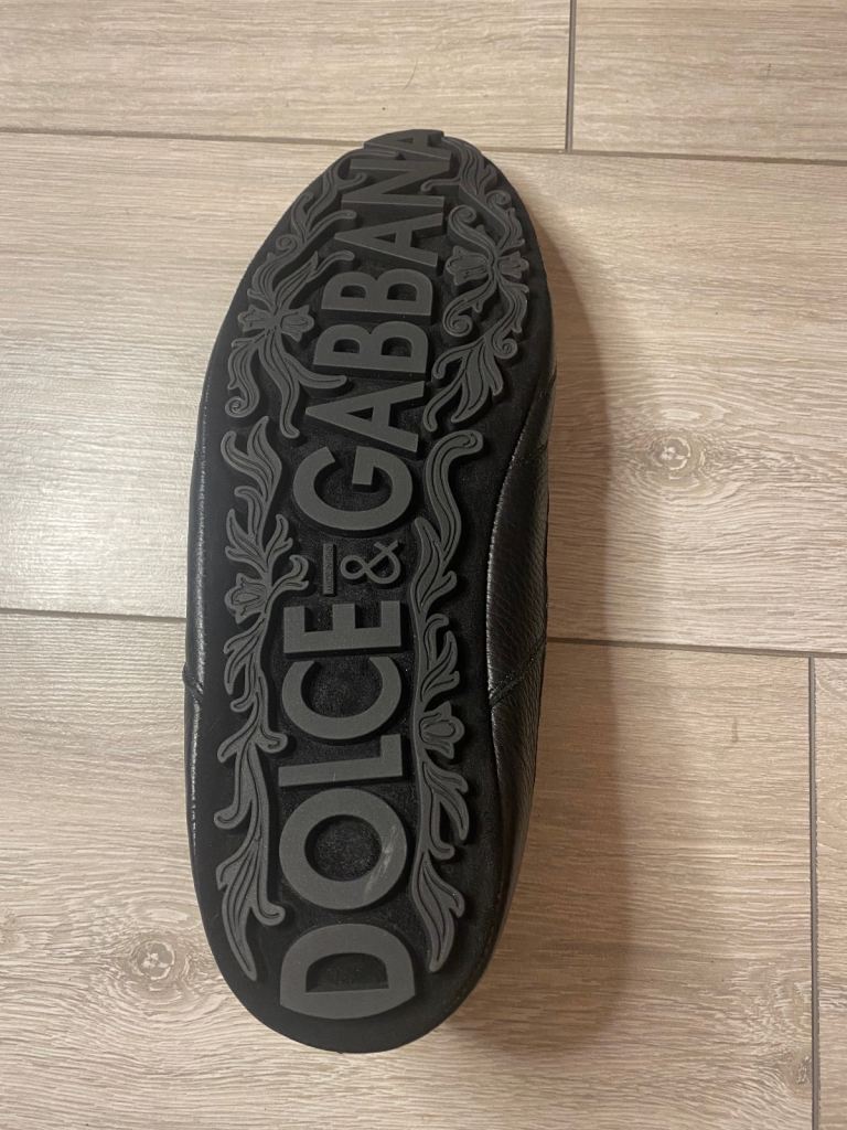 dolce gabbanna designers trainers mems black new 