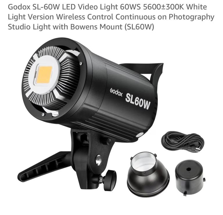 Godox SL-60W SL60W LED Video Light 5600±300K