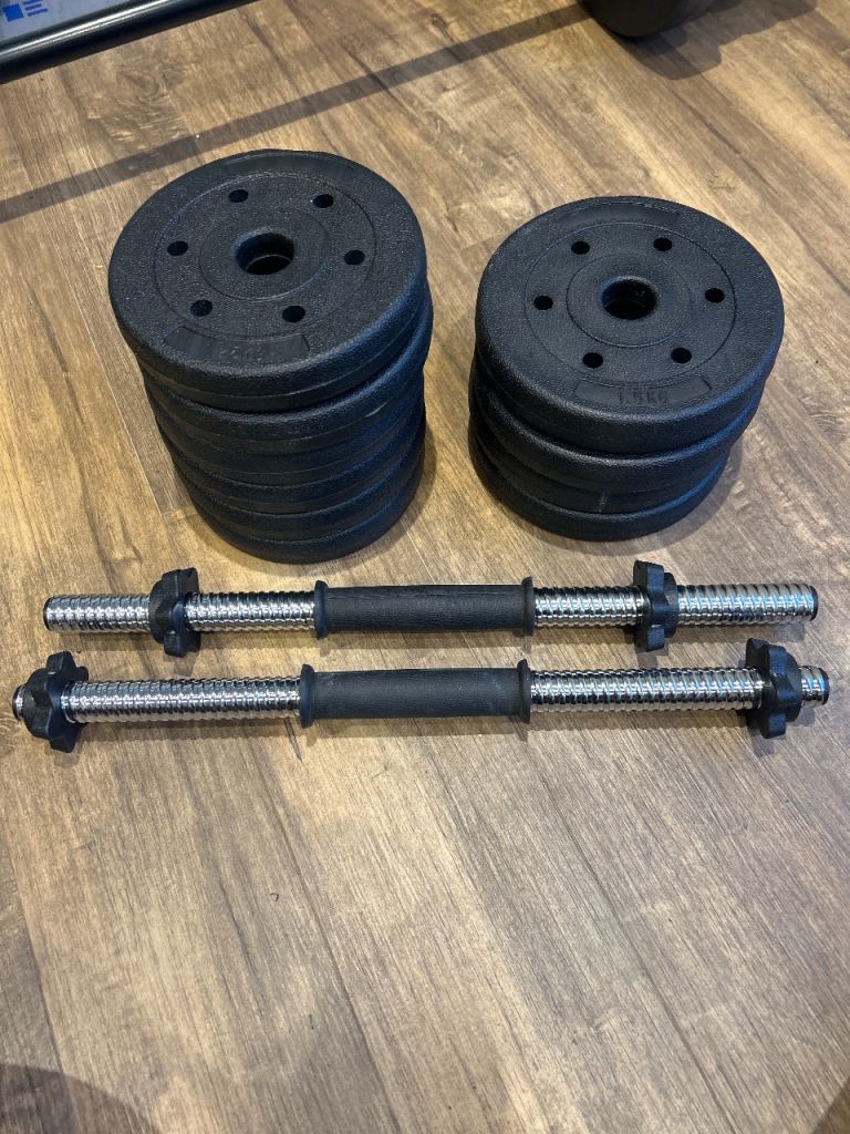 13kg of weights