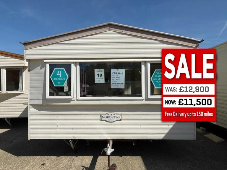 4 Bed Static Caravan - DG, CH New Carpet - Offsite Sale / Self Build / Farms